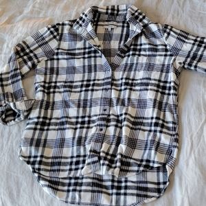 Madewell oversized ex-boyfriend plaid flannel